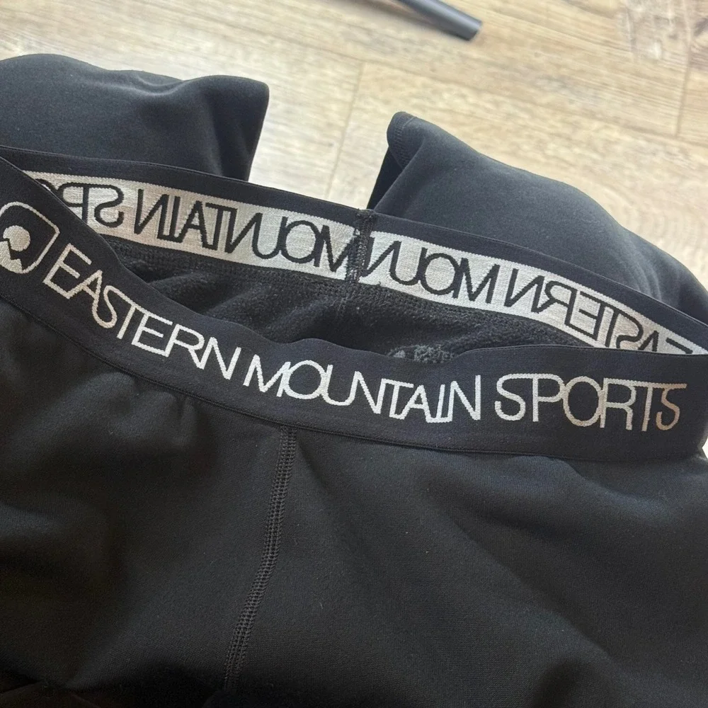Eastern Mountain Sports Mens Black Thermal Base Layer Leggings S RN 57113